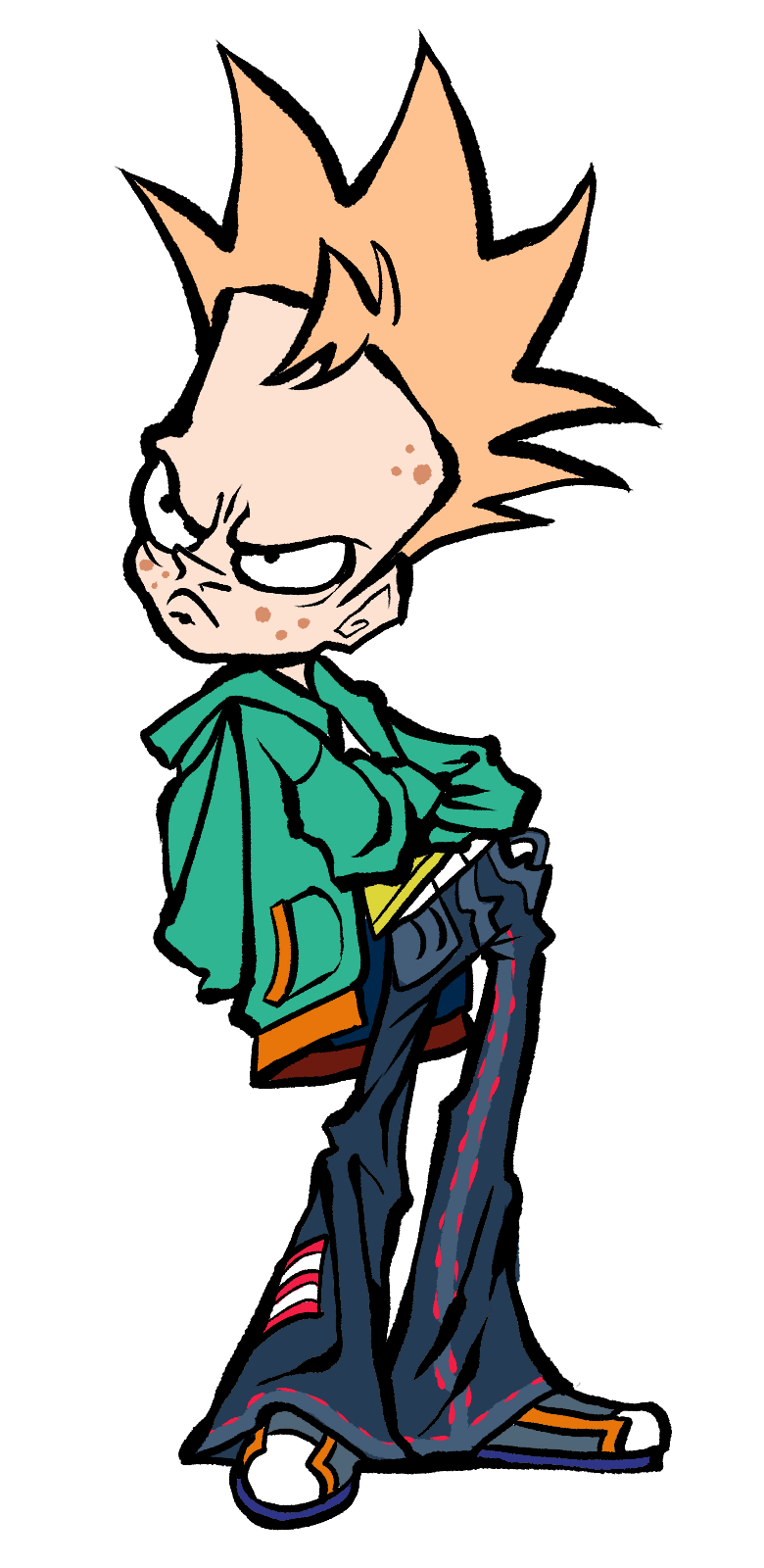 Suzu looking grumpy