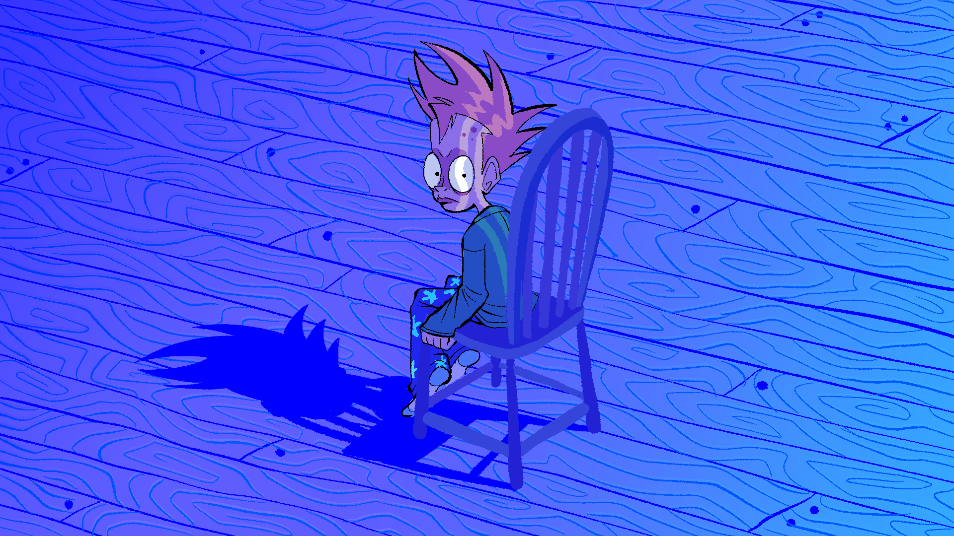 Suzu in the blue void