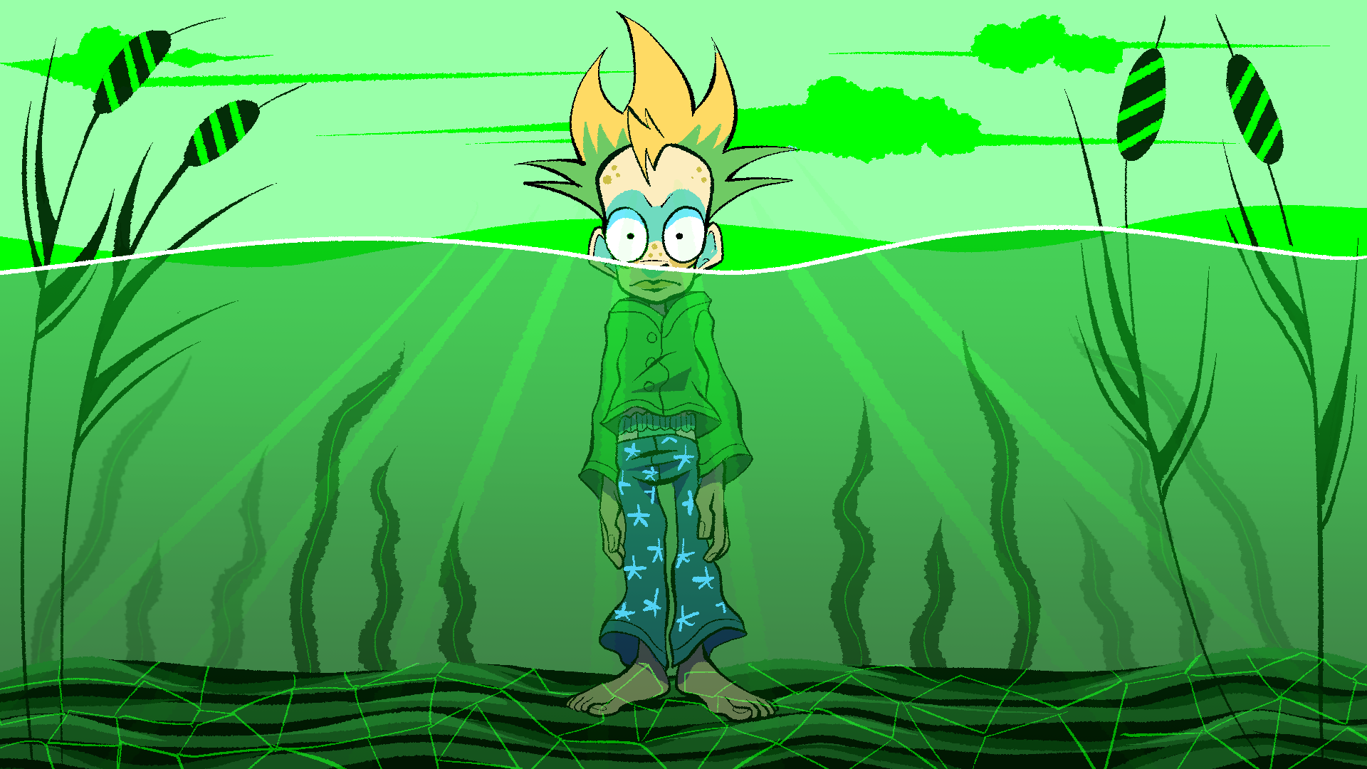 Suzu in the green void